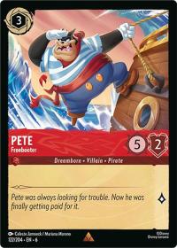 lorcana azurite sea pete freebooter