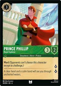 lorcana azurite sea prince phillip royal explorer foil