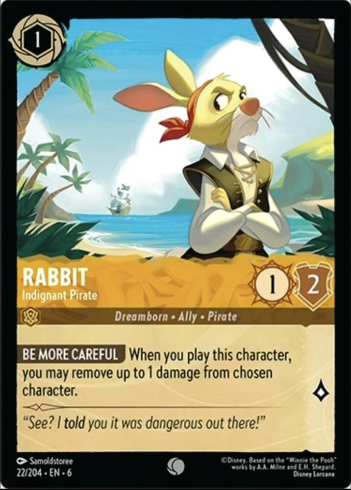 Rabbit - Indignant Pirate - Foil