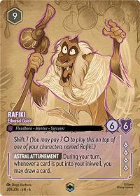 lorcana azurite sea rafiki ethereal guide alternate art