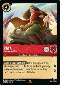 lorcana azurite sea raya kumandran rider