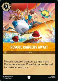 lorcana azurite sea rescue rangers away
