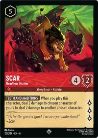 lorcana azurite sea scar heartless hunter azurite sea foil
