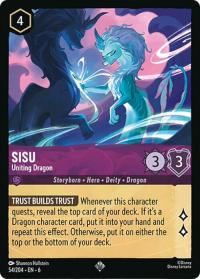 lorcana azurite sea sisu uniting dragon foil