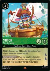 lorcana azurite sea stitch alien buccaneer