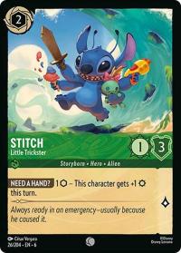 lorcana azurite sea stitch little trickster foil