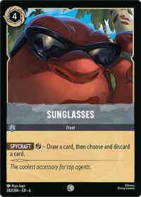 lorcana azurite sea sunglasses foil