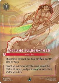 lorcana azurite sea the islands i pulled from the sea alternate art