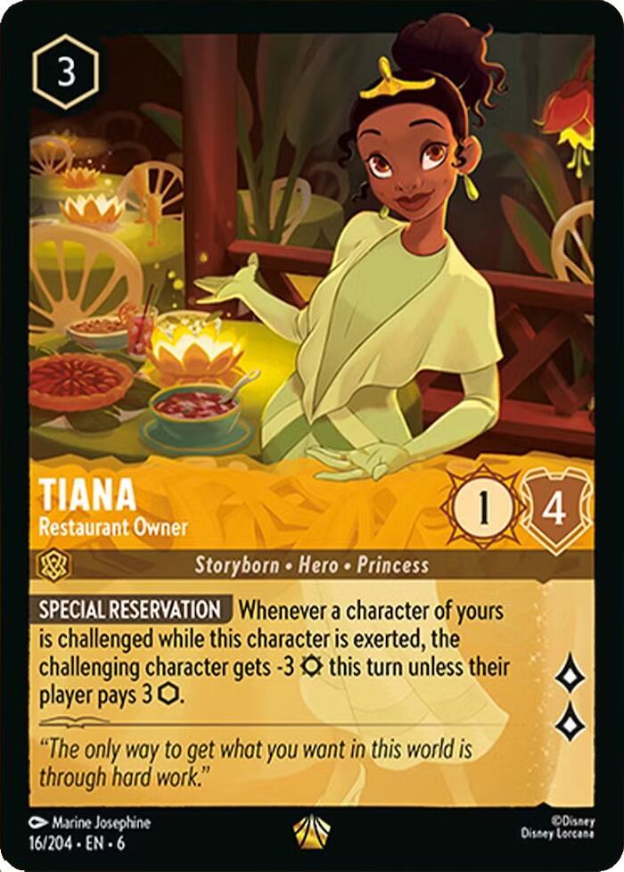 Tiana - Restaurant Owner - Foil