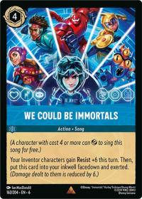 lorcana azurite sea we could be immortals foil