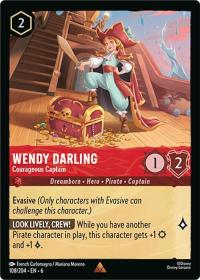 lorcana azurite sea wendy darling courageous captain