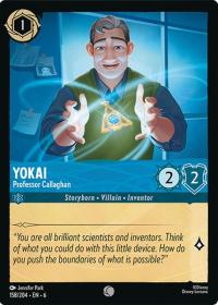 lorcana azurite sea yokai professor callaghan foil