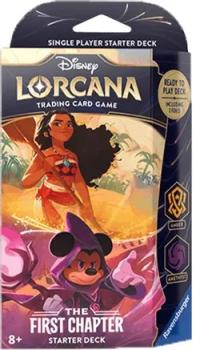 lorcana disney lorcana starter decks the first chapter starter deck amber amethyst