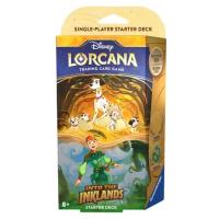 lorcana disney lorcana starter decks into the inklands starter deck amber emerald