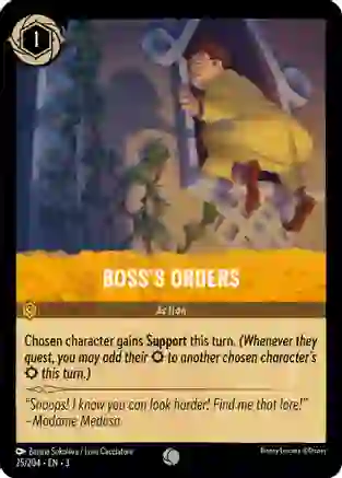 Boss's Orders - Foil