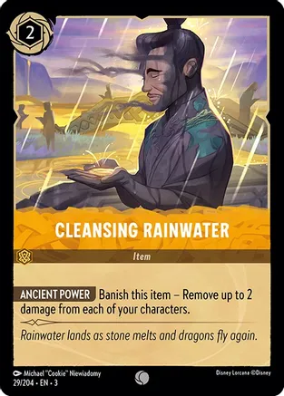 Cleansing Rainwater - Foil
