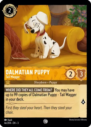 Dalmatian Puppy - Tail Wagger (4e-204) - Foil