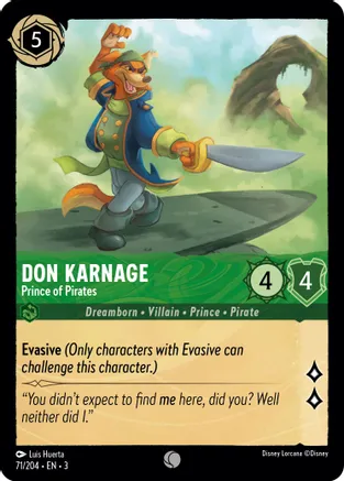 Don Karnage - Prince of Pirates - Foil