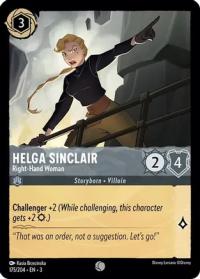 lorcana into the inklands helga sinclair right hand woman foil