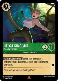lorcana into the inklands helga sinclair vengeful partner foil