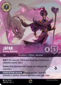 lorcana into the inklands jafar striking illusionist alternate art