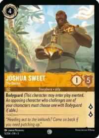 lorcana into the inklands joshua sweet the doctor foil