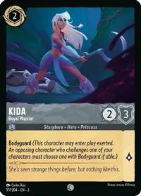 lorcana into the inklands kida royal warrior foil