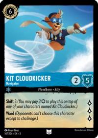 lorcana into the inklands kit cloudkicker navigator foil