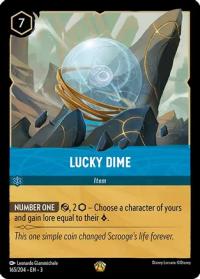 lorcana into the inklands lucky dime foil
