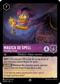 lorcana into the inklands magica de spell the midas touch foil