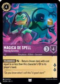 lorcana into the inklands magica de spell thieving sorceress foil