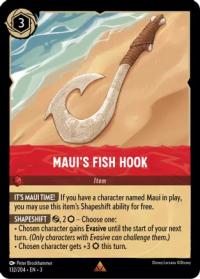 lorcana into the inklands maui s fish hook foil