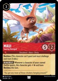 lorcana into the inklands maui soaring demigod foil