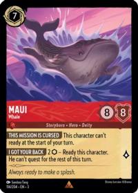 lorcana into the inklands maui whale foil
