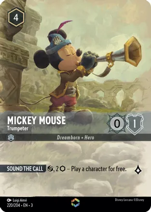 Mickey Mouse -Trumpeter (Alternate Art)