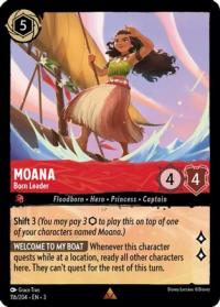 lorcana into the inklands moana born leader foil