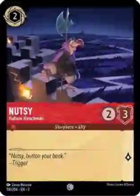 lorcana into the inklands nutsy vulture henchman foil