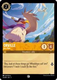 lorcana into the inklands orville ace pilot