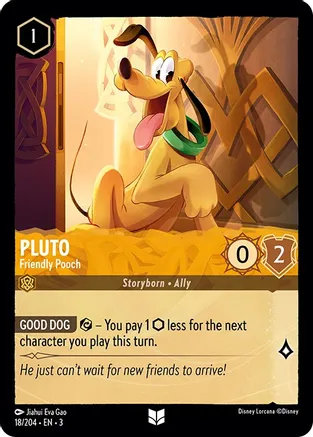 Pluto - Friendly Pooch - Foil