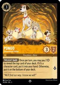 lorcana into the inklands pongo determined father foil