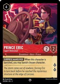 lorcana into the inklands prince eric expert helmsman foil