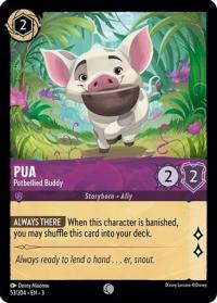 lorcana into the inklands pua potbellied buddy foil