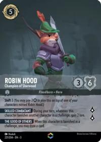 lorcana into the inklands robin hood champion of sherwood alternate art