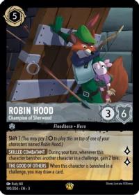 lorcana into the inklands robin hood champion of sherwood foil