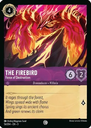 The Firebird - Force of Destruction - Foil