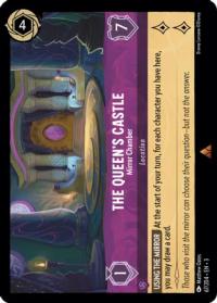 lorcana into the inklands the queen s castle mirror chamber foil