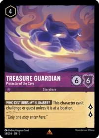 lorcana into the inklands treasure guardian protector of the cave foil