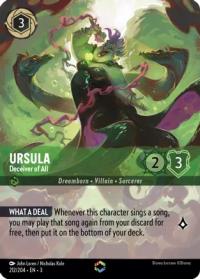 lorcana into the inklands ursula deceiver of all alternate art