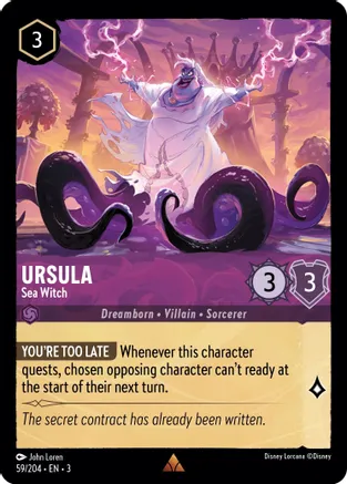 Ursula - Sea Witch - Foil