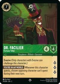 lorcana rise of the floodborn dr facilier fortune teller